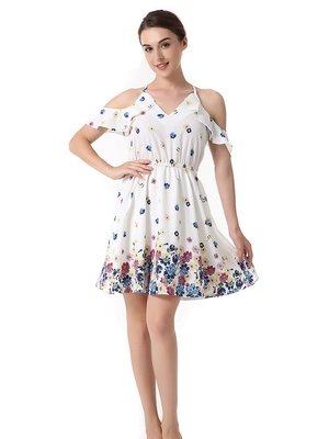 NEW NICOLE's Overjoyed Youthful Style Chiffon Dress NEW NICOLE's Overjoyed Youthful Style Chiffon Dress