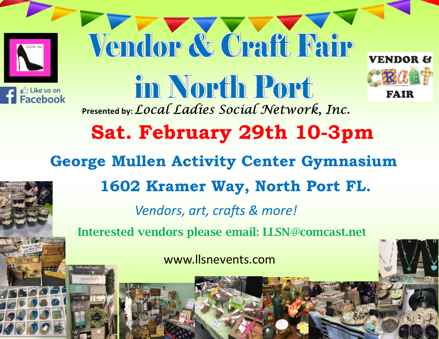 Vendor & Craft Fair North Port February 29, 2020 (INSIDE)