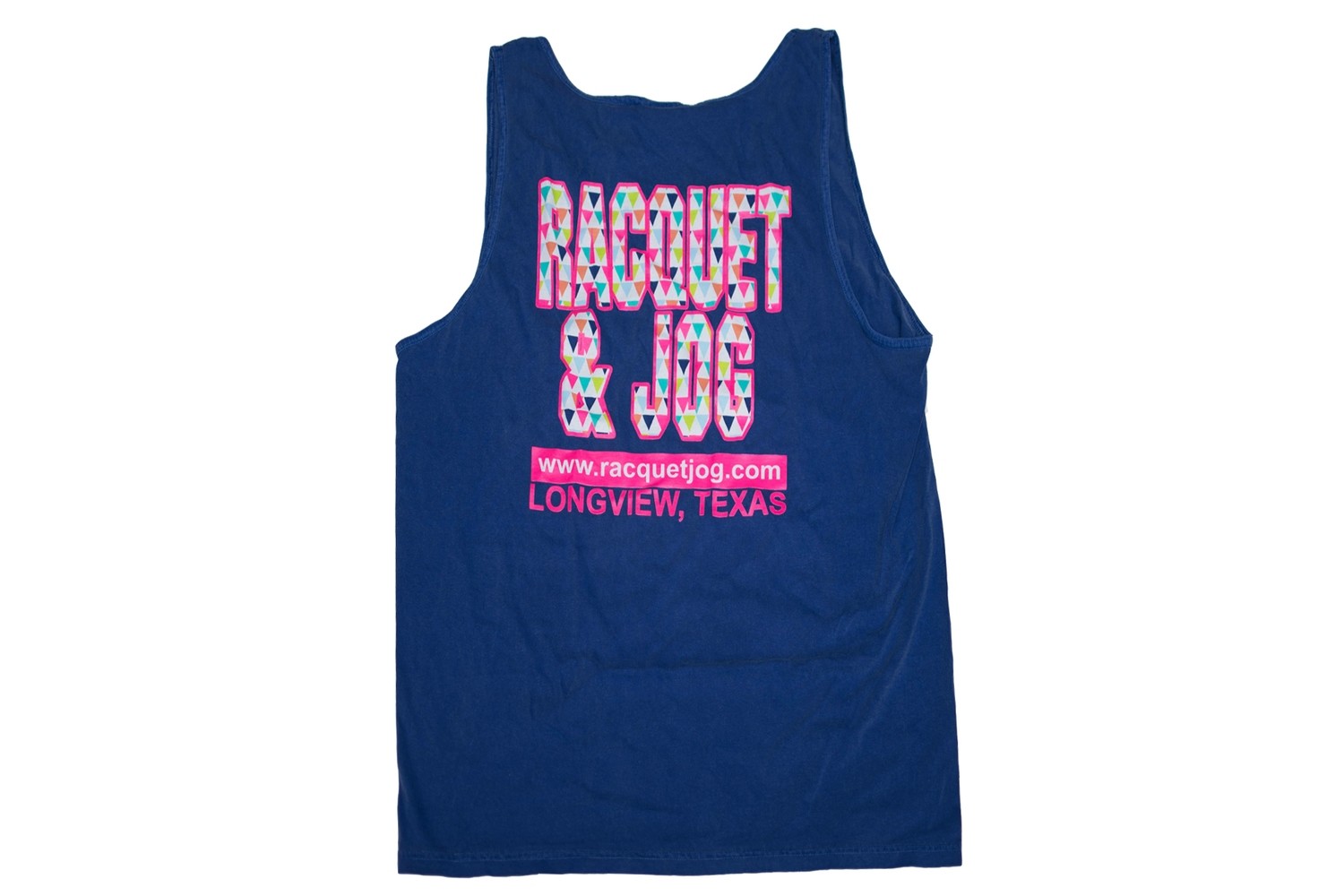 Racquet Jog Old School Print Triangle Tank