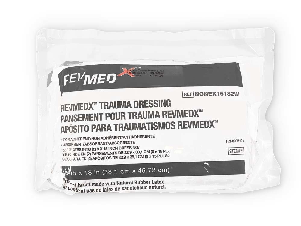 RevMedx™ Trauma Dressing (RTD™), Vacuumed Sealed