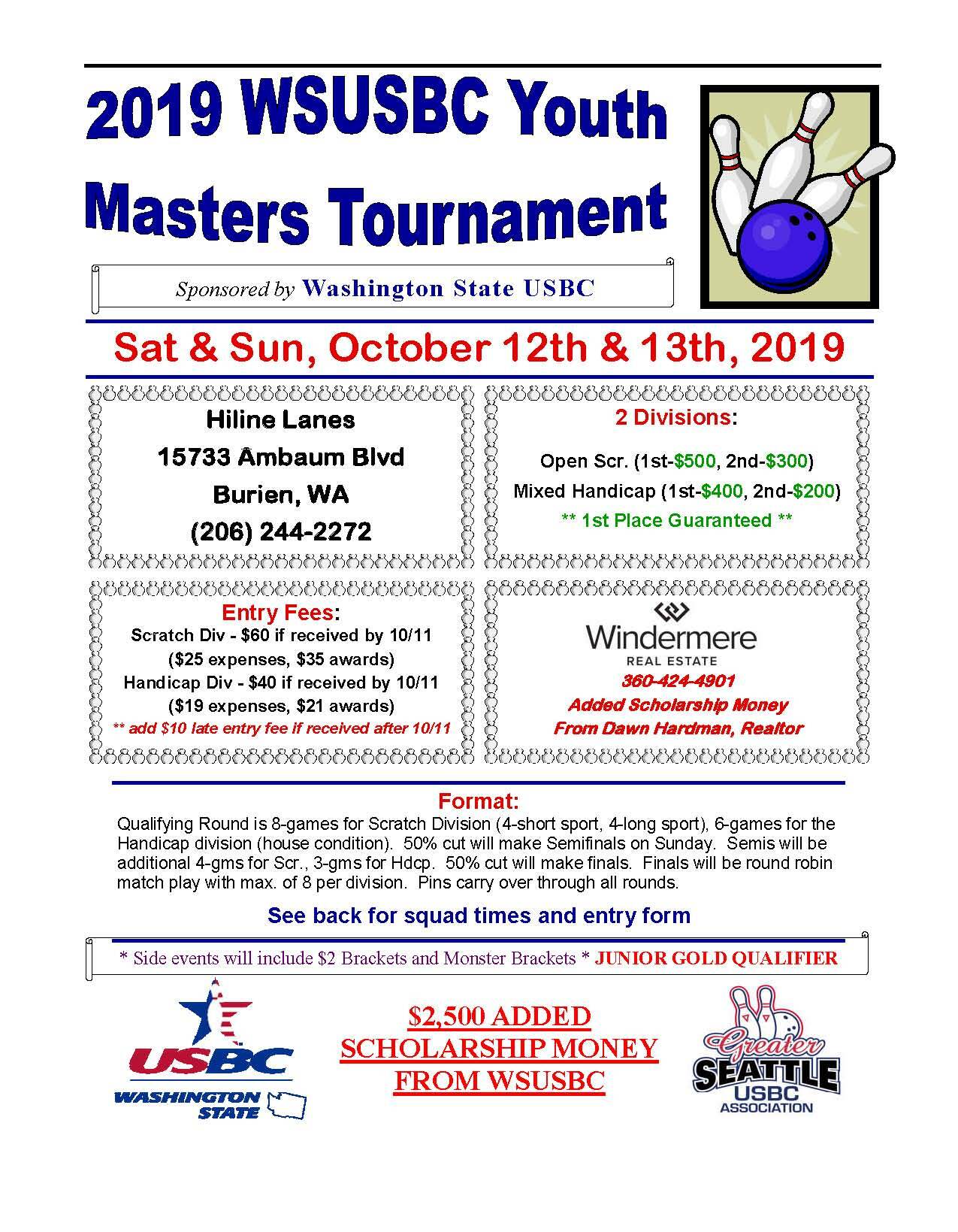 WSUSBC Youth Masters Tournament WSYM-2019