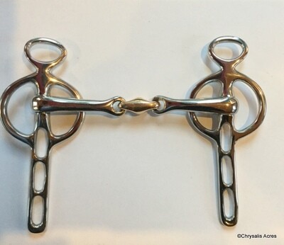 Liverpool Bit: Oval (Bean) Link Snaffle - 3 Slot Liverpool Bit: Oval (Bean) Link Snaffle - 3 Slot