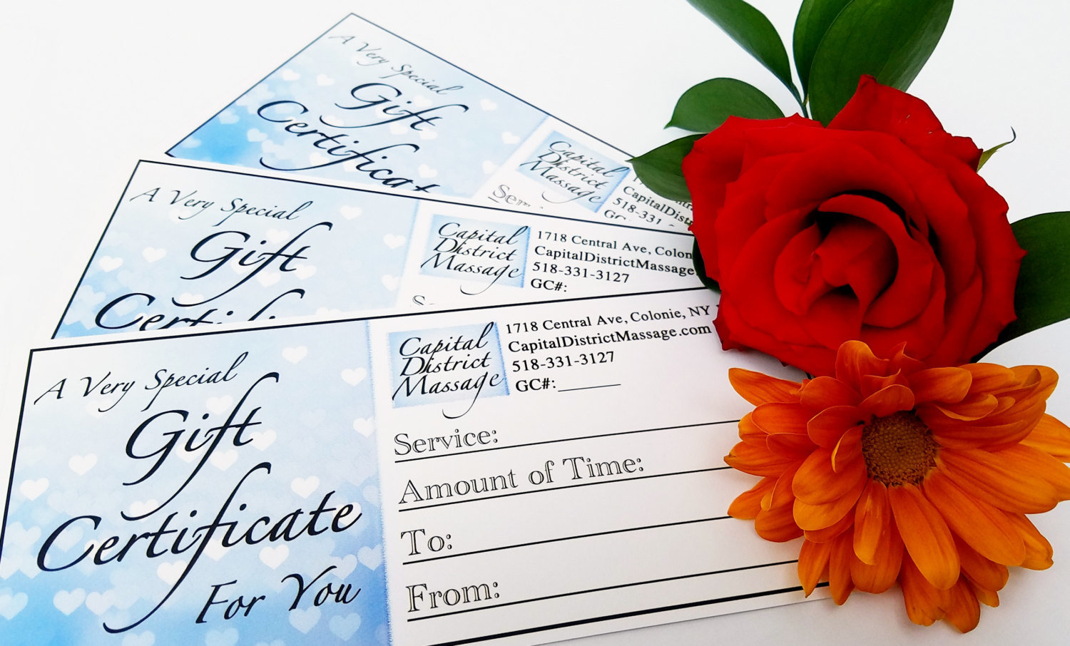 15% off 3 Gift Certificates