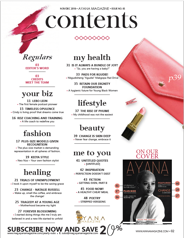 October 2018 - Issue 5