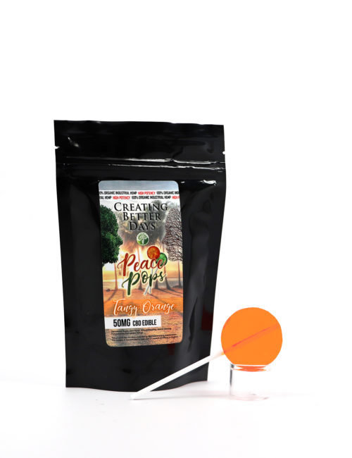 CBD Lollipop Tangy Orange Sugar Free - 50mg 00039