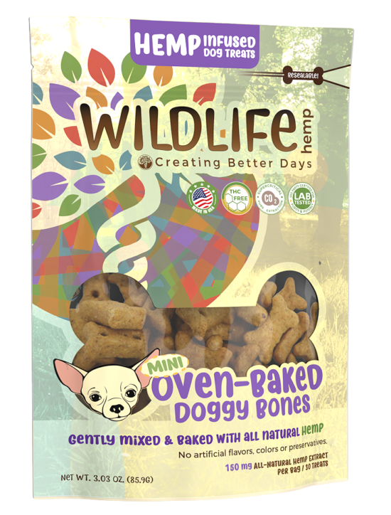 CBD Mini Dog Bone Treats 00043