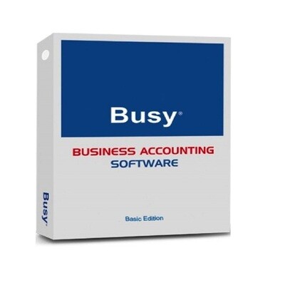 Busy Accounting Software (Basic Edition Dual User) Busy Accounting Software (Basic Edition Dual User)