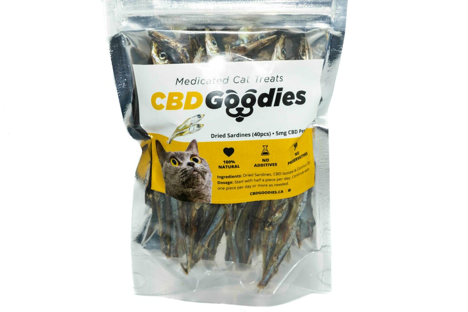 (200mg CBD / 100mg CBD) Cat Treats By CBD Goodies (200mg CBD / 100mg CBD) Cat Treats By CBD Goodies