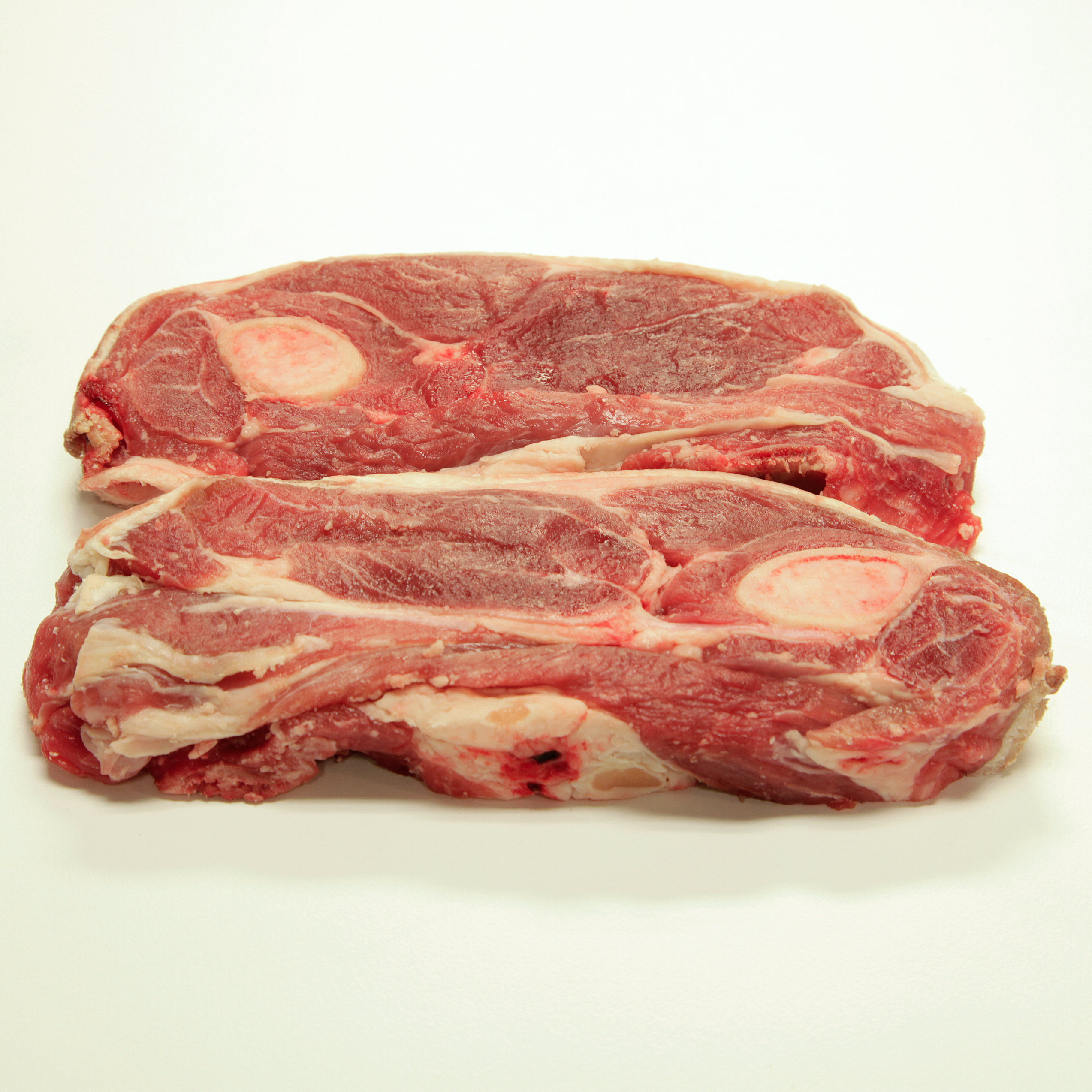 Lamb Round Bone Chops, 2-7oz., 14 oz. 00076