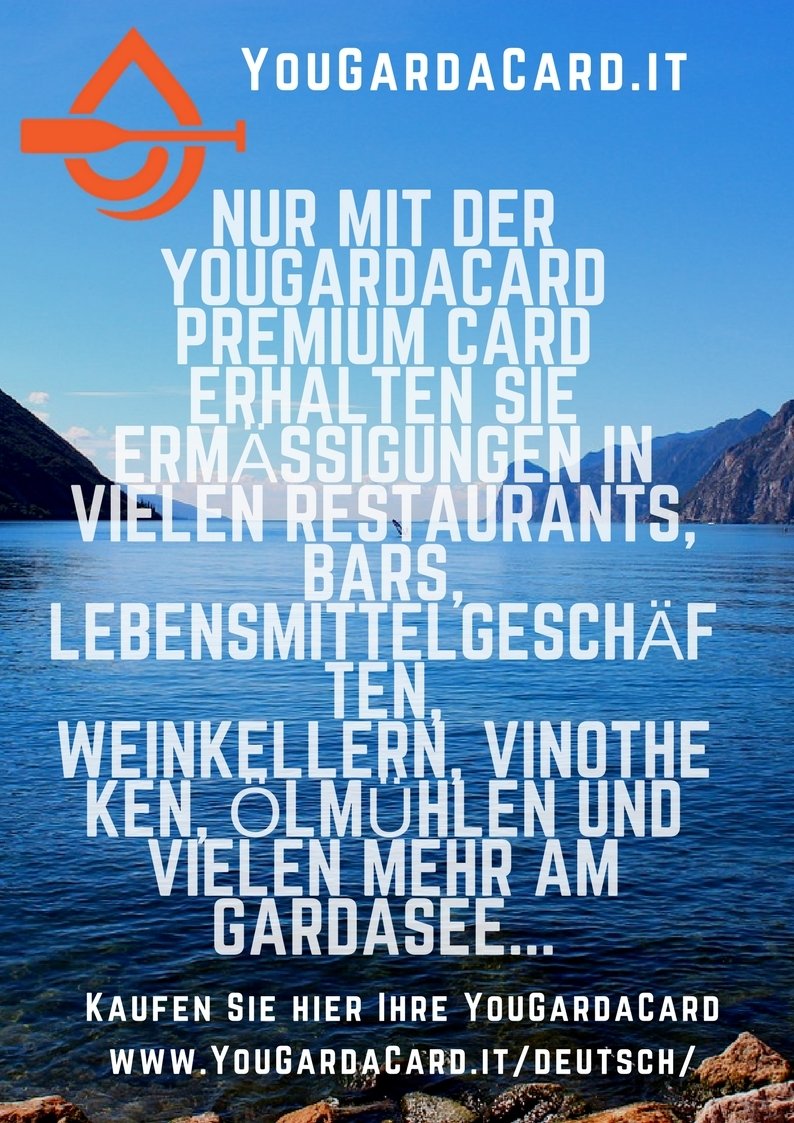YouGardaCard - Ermäßigungen am Gardasee Vr GeGard01