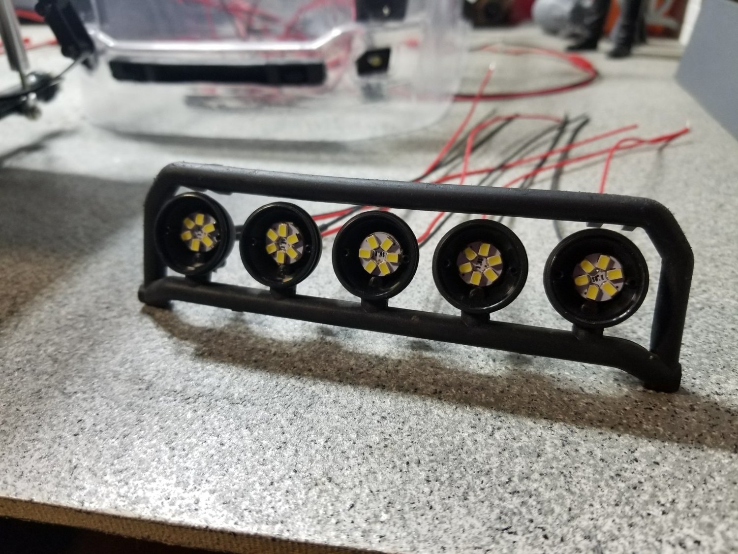 Powershift RC Axial Deadbolt Lightbar led Inserts