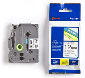 Brother TZe-231 Black on White 12mm Label Tape Brother TZe-231 Black on White 12mm Label Tape