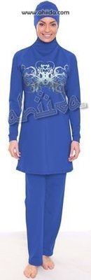 Ahiida Burqini® Slim Fit Aqua Butterfly SALE Ahiida Burqini® Slim Fit Aqua Butterfly SALE