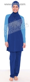 Ahiida® Burqini®™ Slim Fit Swimwear Blue Pool SALE Ahiida® Burqini®™ Slim Fit Swimwear Blue Pool SALE