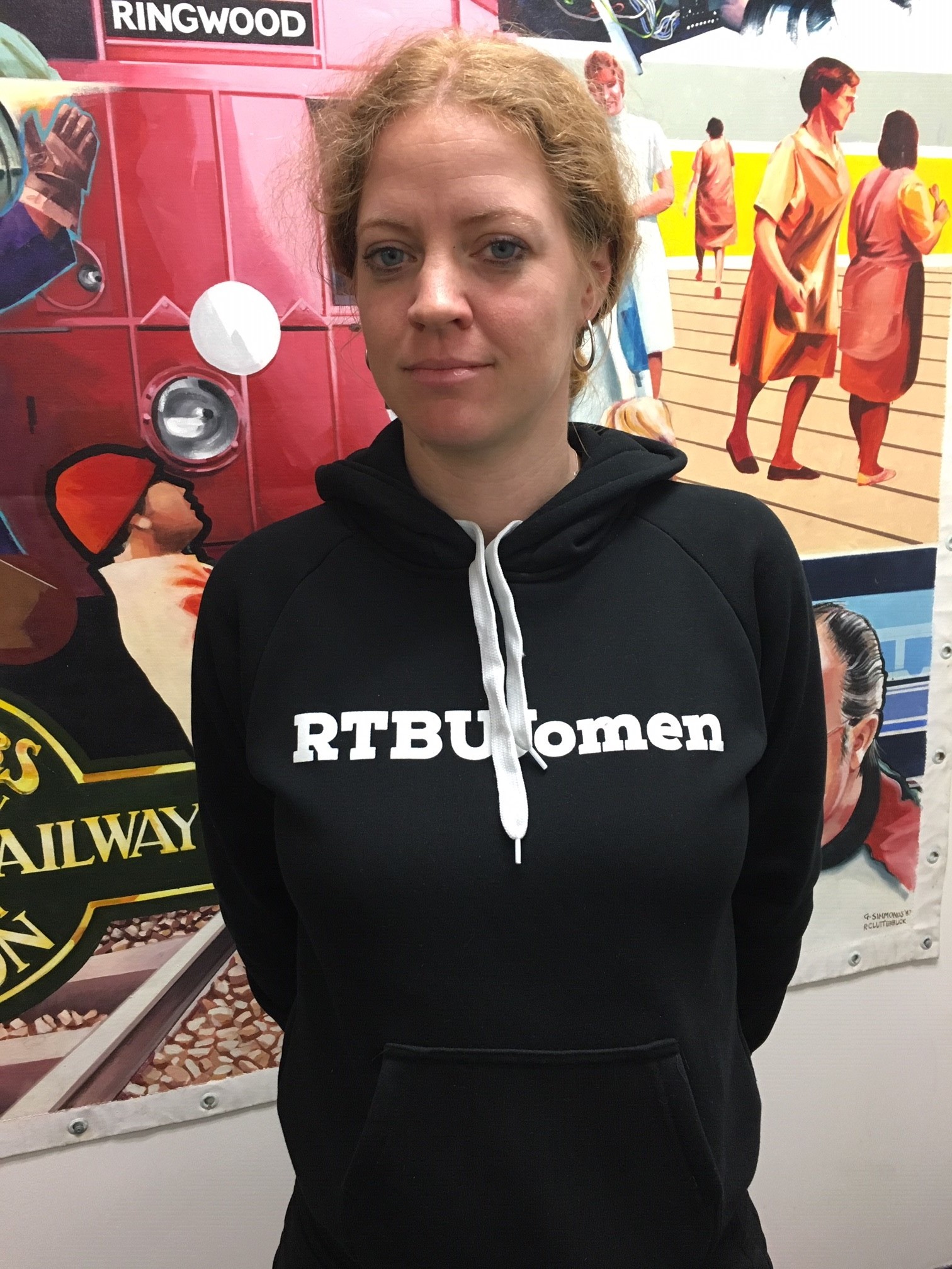 Black RTBU Women Pullover Hoodie 00014