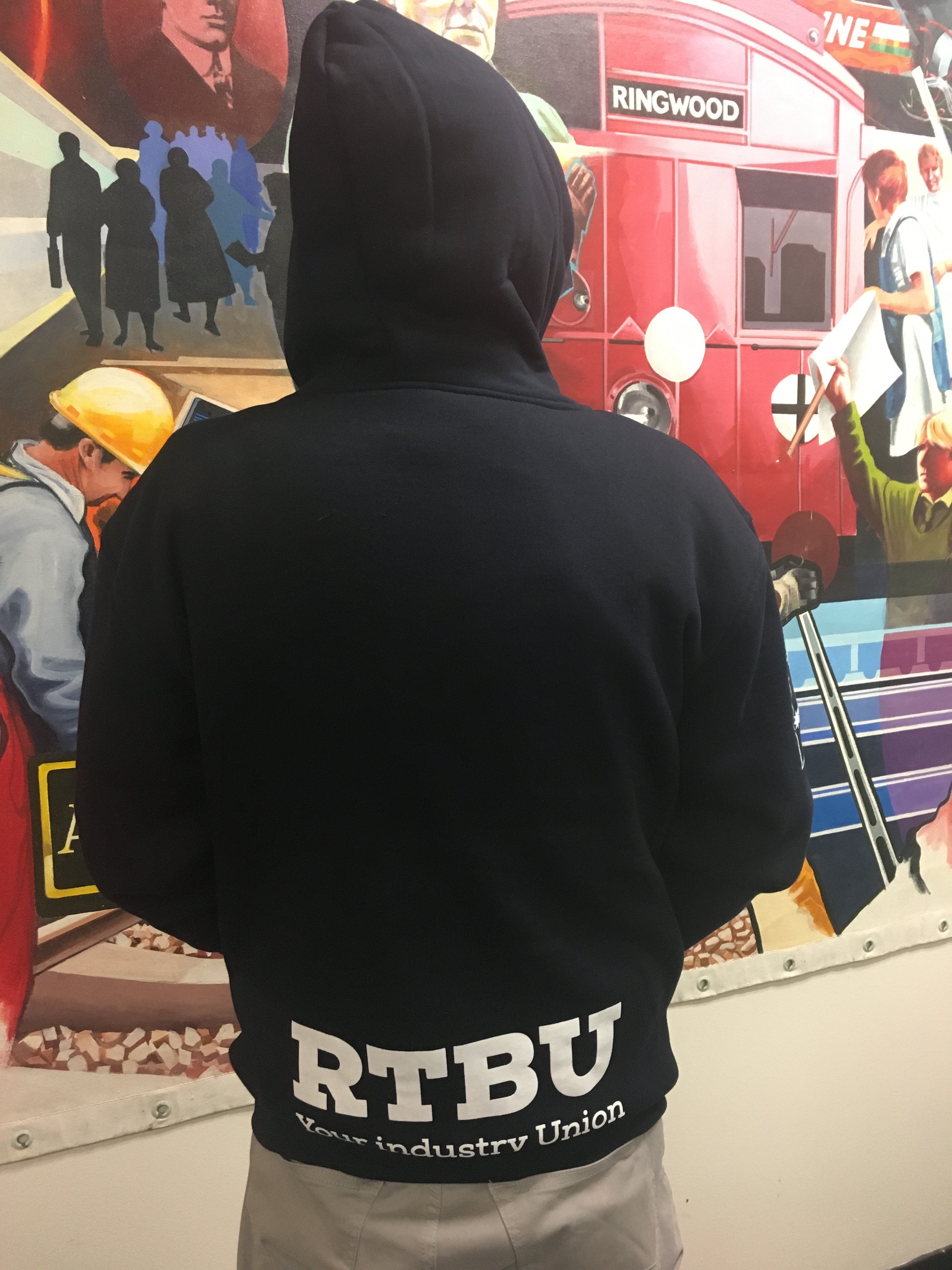 Navy Zipper Hoodie