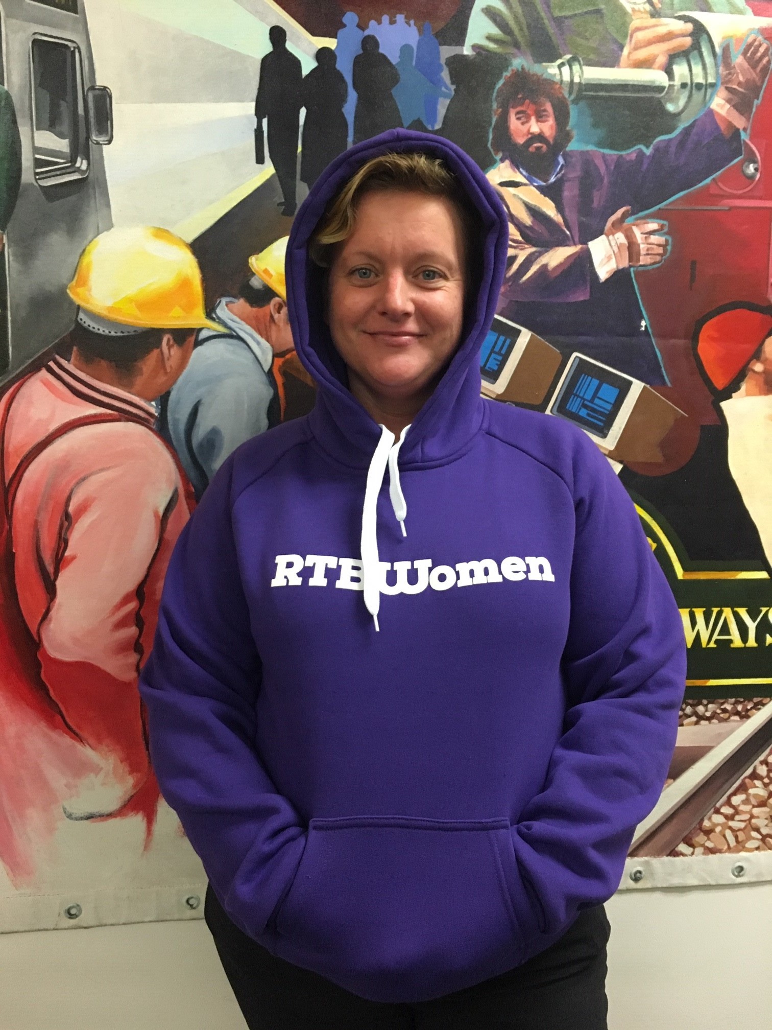 Purple RTBU Women Pullover Hoodie 00017