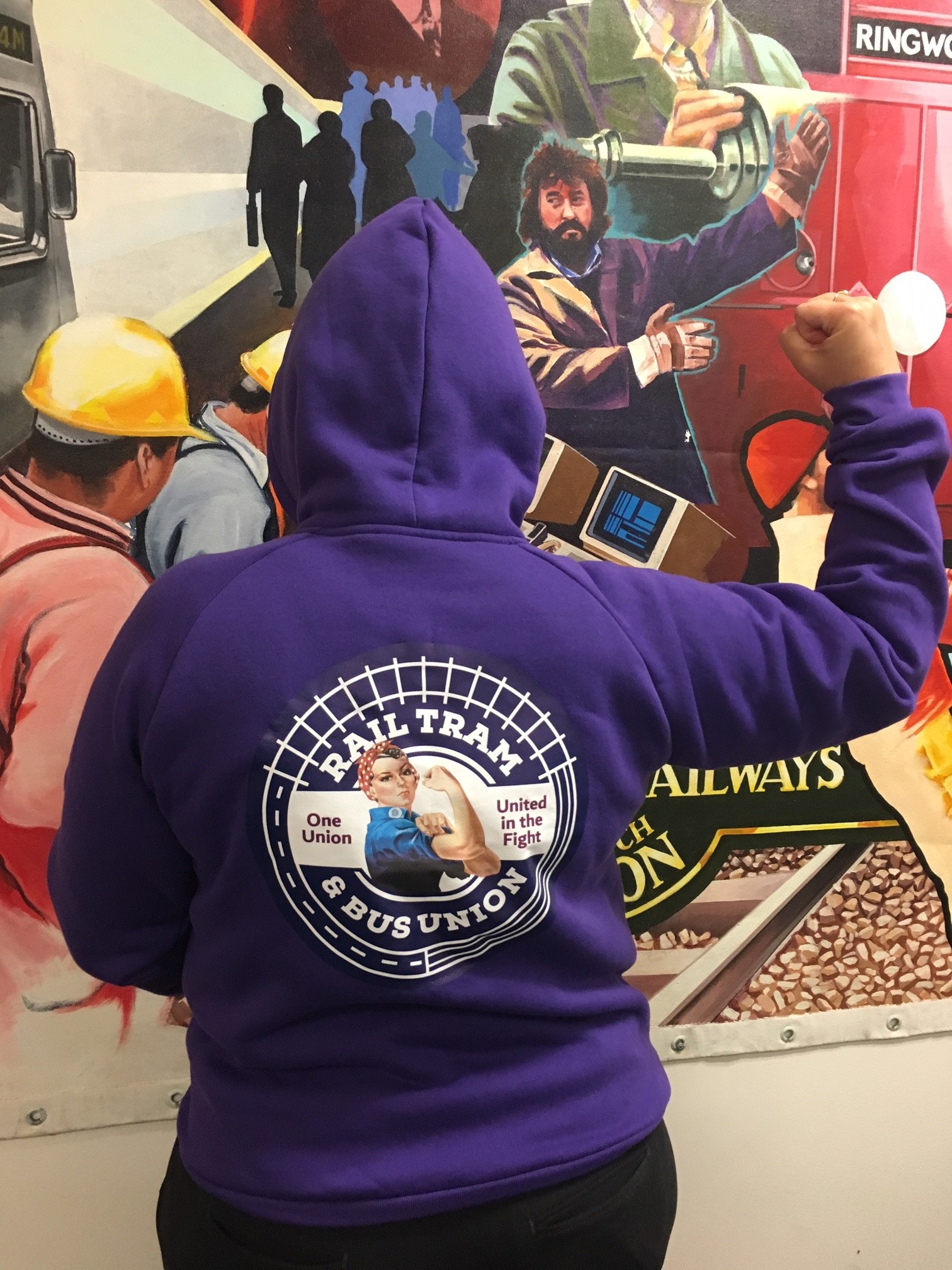 Purple RTBU Women Pullover Hoodie