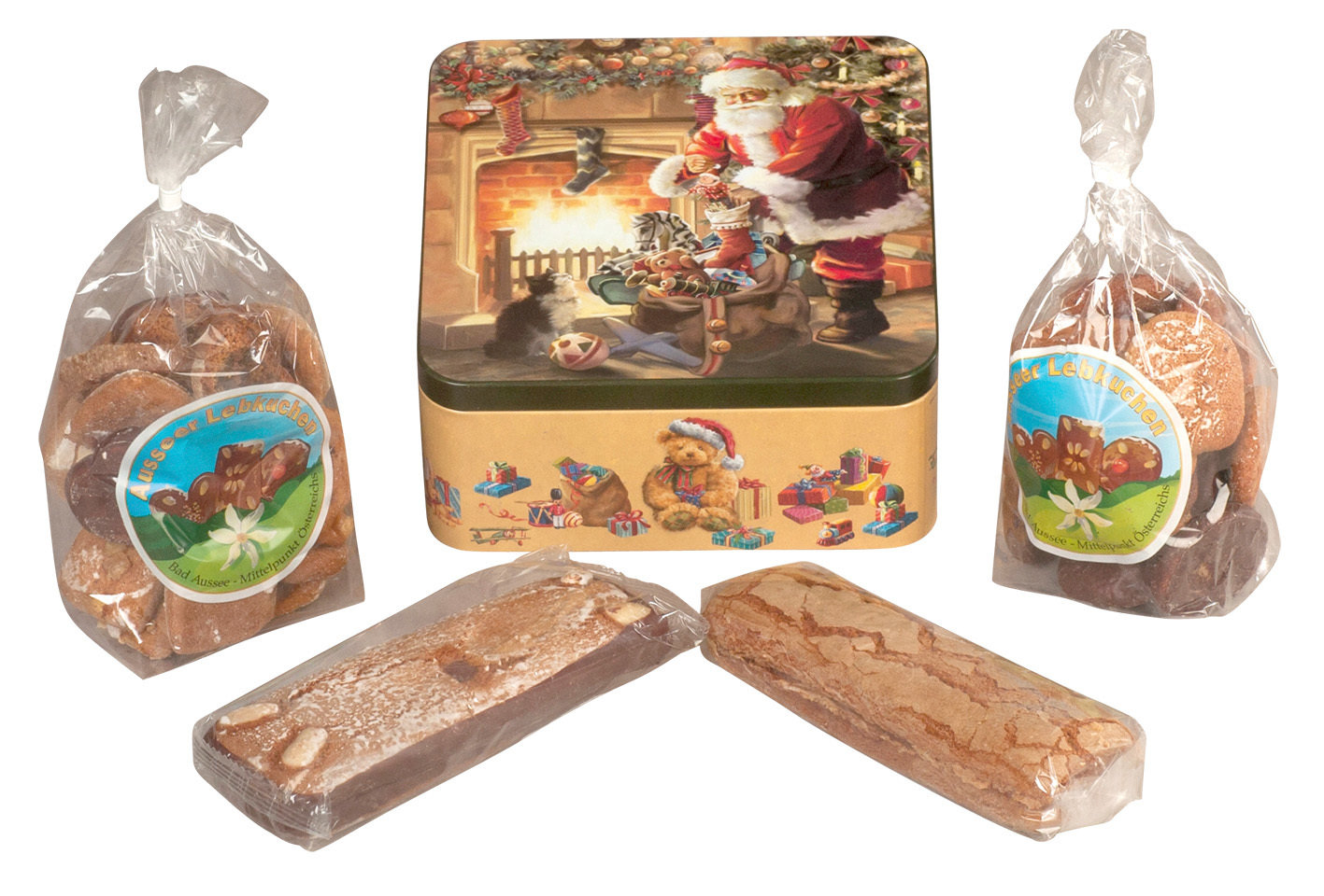 Weihnachtsmann Dose groß 360