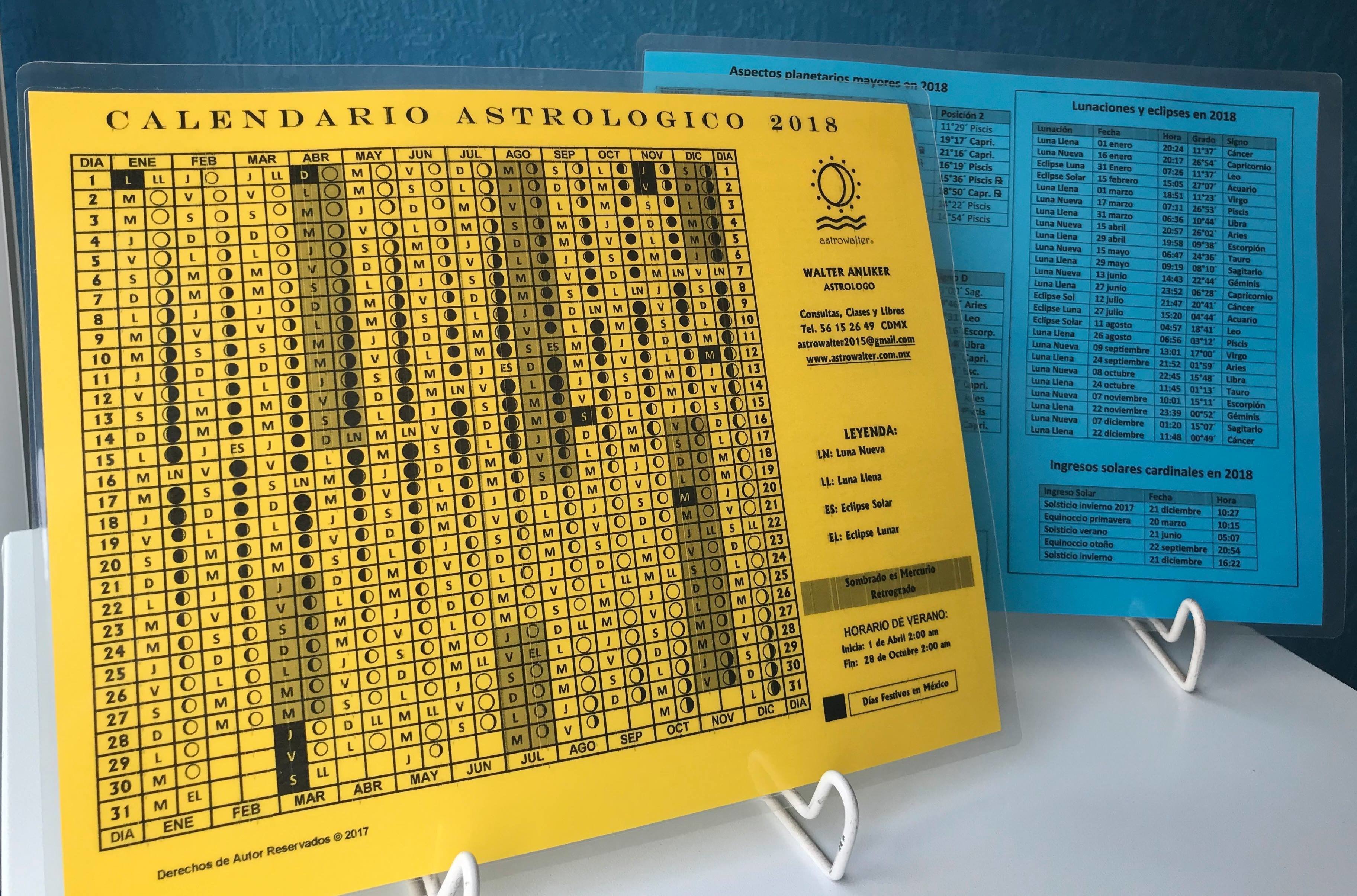 Calendario Astrológico 2019 00008