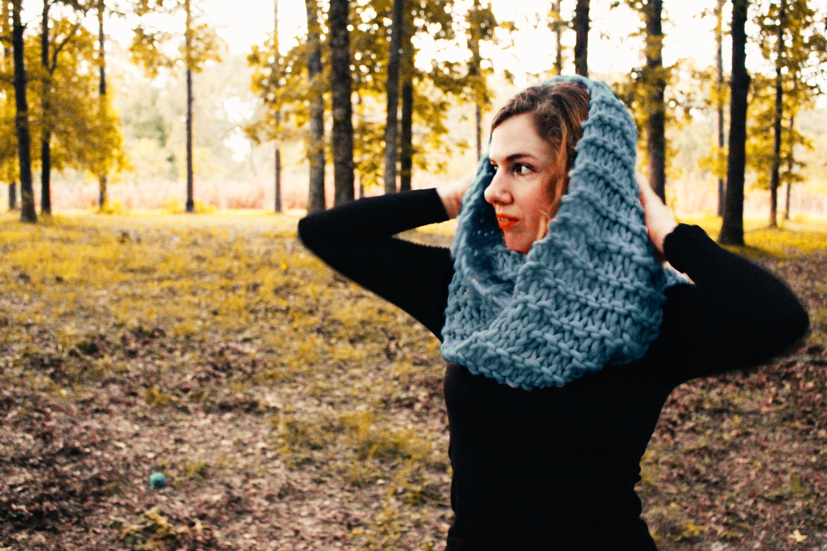Solene Wrap Infinity Scarf 00005
