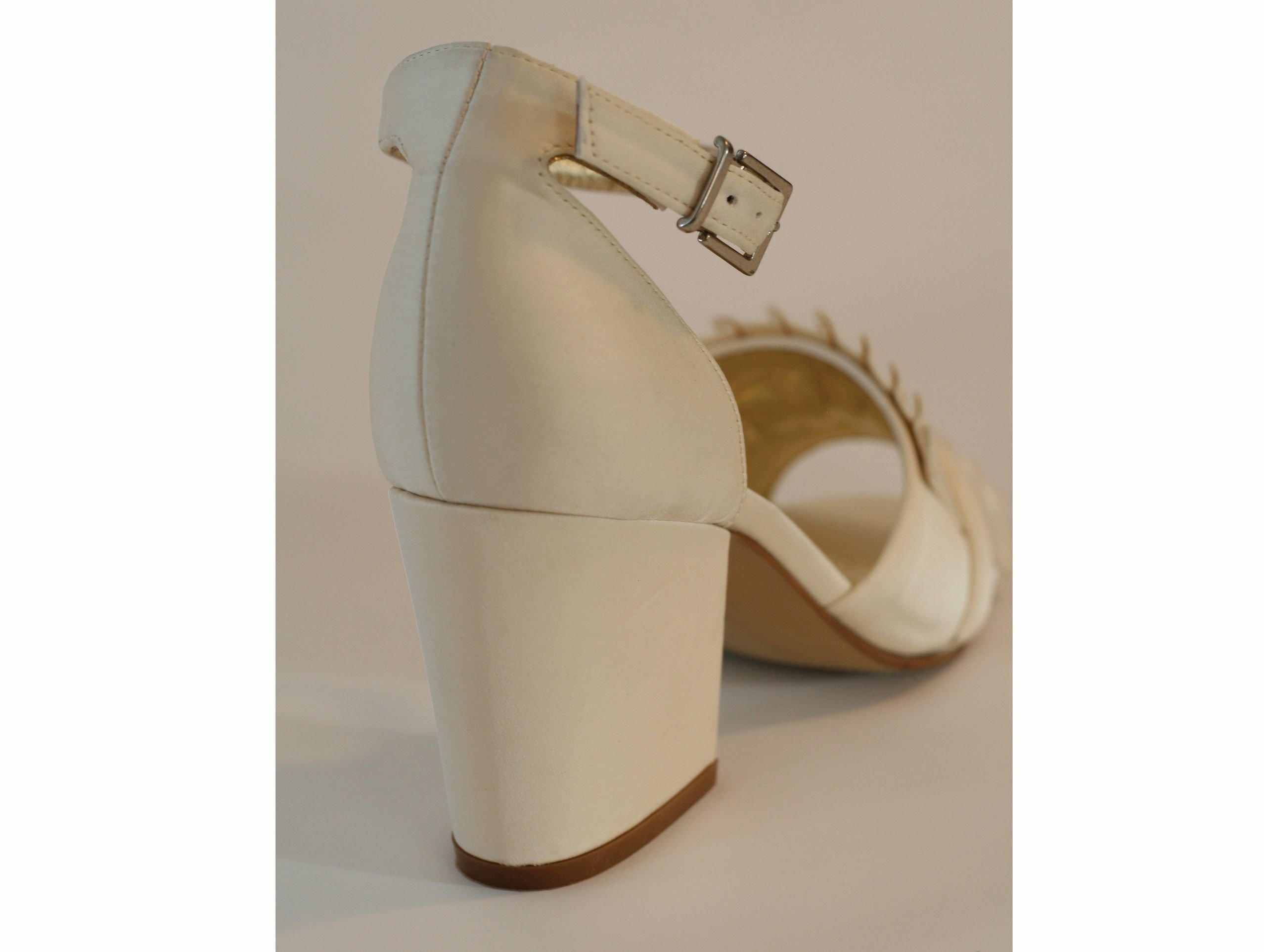 Chelsea Ivory Satin - Heel Chelsea Ivory Satin - Heel