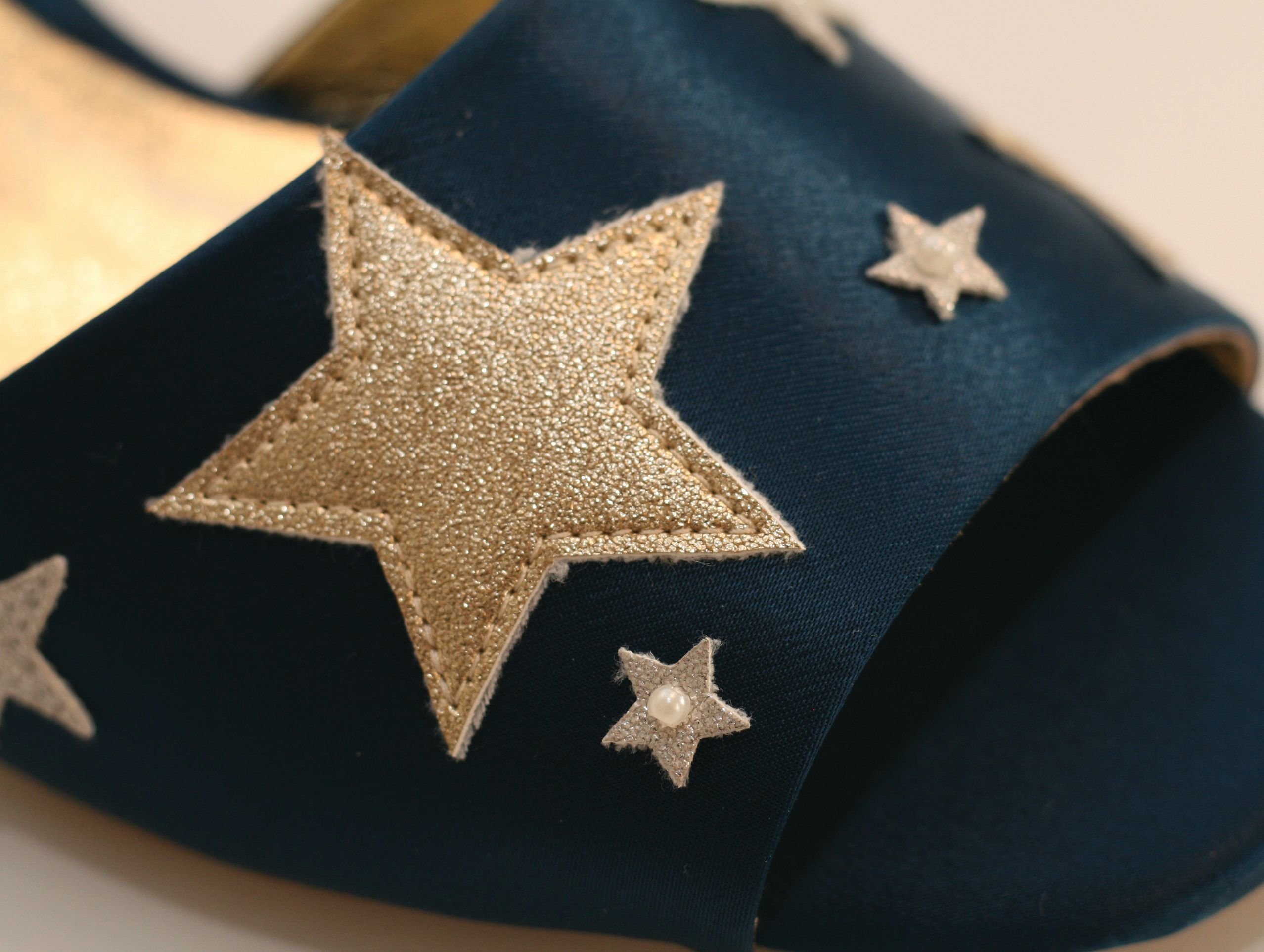 Newington Teal Satin - Star Newington Teal Satin - Star