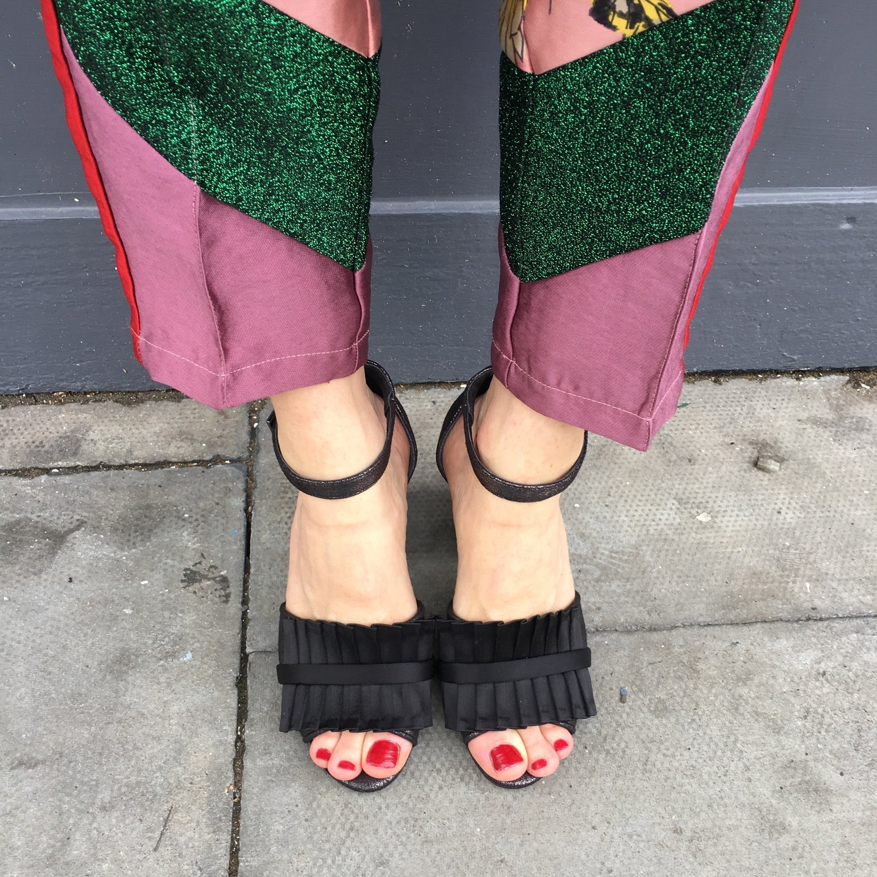 Pearl&stud Chelsea black block heel Pearl&stud Chelsea black block heel