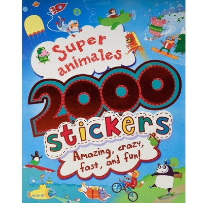 2000 Stickers, super animales 2000 Stickers, super animales