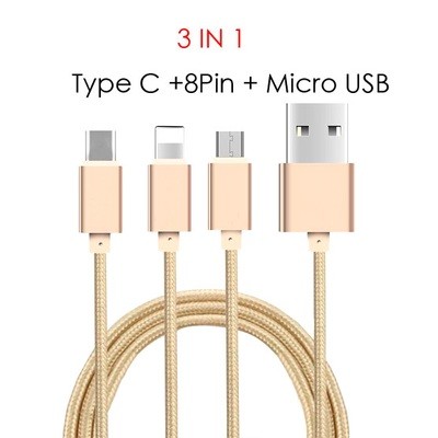 CABLE USB 3 en 1 iphone6+micro+tipoC etouch 100910 CABLE USB 3 en 1 iphone6+micro+tipoC etouch 100910