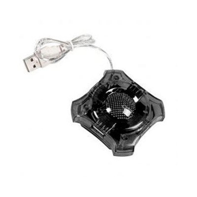 HUB USB 2.0 4 puertos negro HUB USB 2.0 4 puertos negro