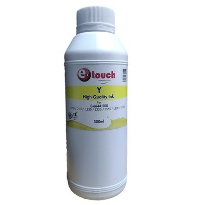 Tinta MEDIO LITRO EPSON L120 a L355 amarillo etouch E-6644 Tinta MEDIO LITRO EPSON L120 a L355 amarillo etouch E-6644