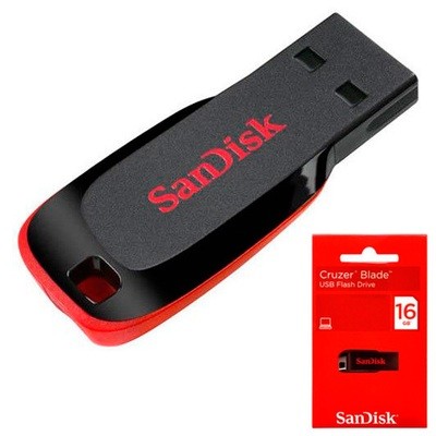 Memoria USB SanDisk FlashDrive 16GB CruzerBlade Z50 Memoria USB SanDisk FlashDrive 16GB CruzerBlade Z50