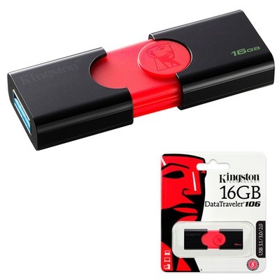 Memoria USB 3.0 Kingston Flashdrive 16GB DataTraveler 106 Memoria USB 3.0 Kingston Flashdrive 16GB DataTraveler 106