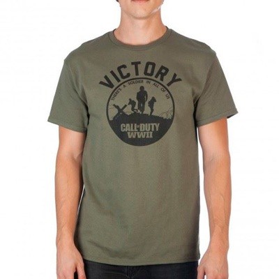 TSHIRT WW2 CALL OF DUTY Verde original (small) TSHIRT WW2 CALL OF DUTY Verde original (small)