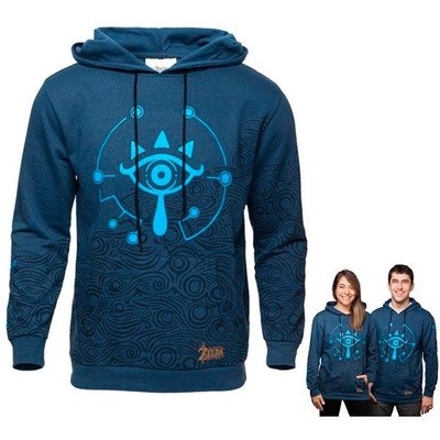 Sudadero Zelda Blue Sheik Nintendo Original (medium) Sudadero Zelda Blue Sheik Nintendo Original (medium)