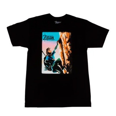 TSHIRT Zelda CLIMBING MOUNTAIN MEN Nintendo original (large) TSHIRT Zelda CLIMBING MOUNTAIN MEN Nintendo original (large)