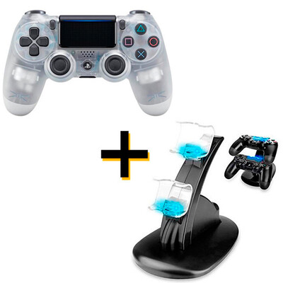 Control PS4 Dualshock 4 Sony + 1 Cargador de 2 controles Control PS4 Dualshock 4 Sony + 1 Cargador de 2 controles