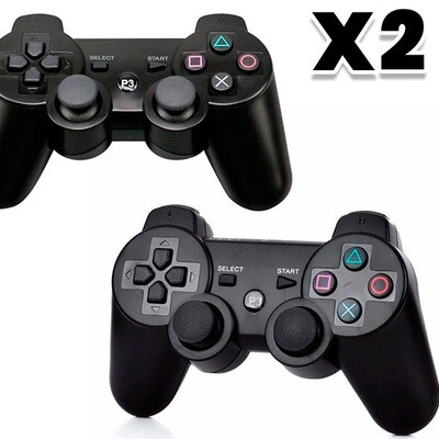 Combo de 2: Control Inalambrico Negro PS3 (Hydra Usa) Combo de 2: Control Inalambrico Negro PS3 (Hydra Usa)
