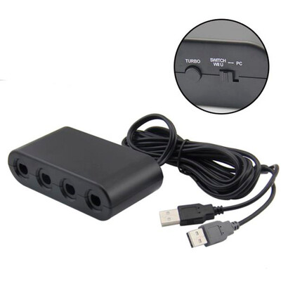 Adaptador Switch, Wii, Wiiu, Pc para 4 controles GC MARCA HYDRA USA Adaptador Switch, Wii, Wiiu, Pc para 4 controles GC MARCA HYDRA USA