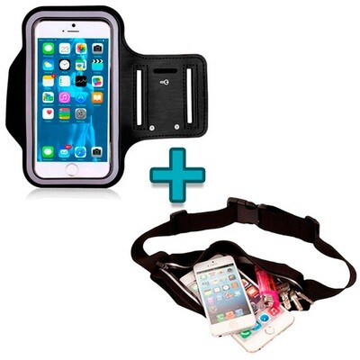 COMBO Sport Cinturon y Banda Brazo Porta Celular COMBO Sport Cinturon y Banda Brazo Porta Celular