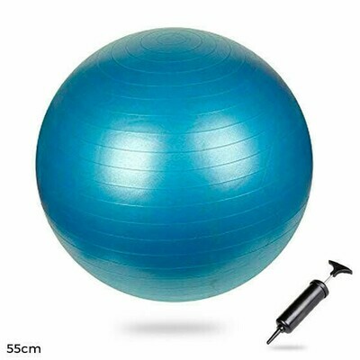 Pelota Pilates y Yoga 55cm + Inflador Pelota Pilates y Yoga 55cm + Inflador