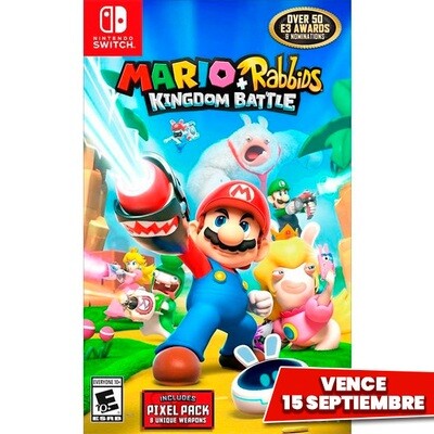 Nintendo Switch Mario + Rabbids Kingdom Battle . Vence 15 Septiembre Nintendo Switch Mario + Rabbids Kingdom Battle . Vence 15 Septiembre