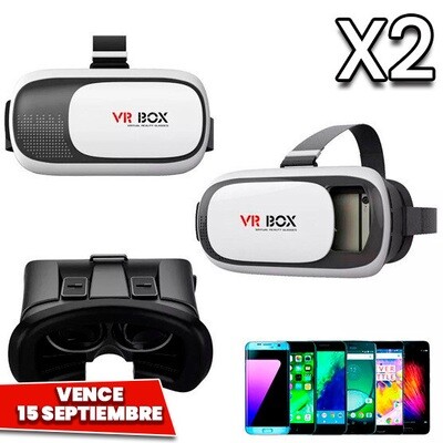 Combo de 2: Lentes VR Box 2.0 Para Celular. Vence 15 Septiembre Combo de 2: Lentes VR Box 2.0 Para Celular. Vence 15 Septiembre