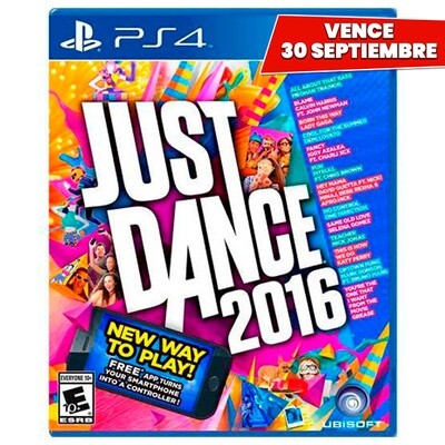 PS4 Just Dance 2016. Vence 30 Septiembre PS4 Just Dance 2016. Vence 30 Septiembre
