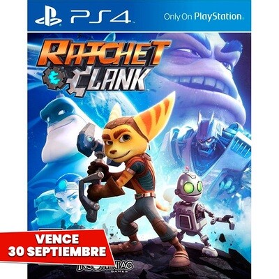 PS4 Ratchet & Clank. Vence 30 Septiembre PS4 Ratchet & Clank. Vence 30 Septiembre