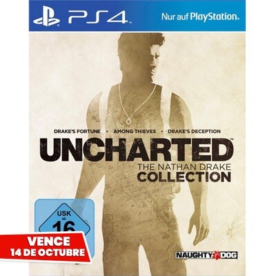 PS4 Uncharted Collection (3 juegos). Vence 14 Octubre PS4 Uncharted Collection (3 juegos). Vence 14 Octubre