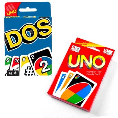 Juegos de Mesa UNO y DOS (108 PIEZAS) Juegos de Mesa UNO y DOS (108 PIEZAS)
