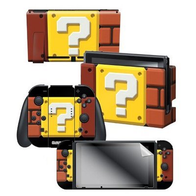 Nintendo Switch Super Mario Skins + Protector Nintendo Switch Super Mario Skins + Protector