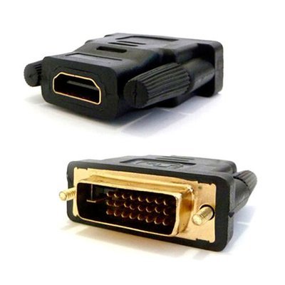 Adaptador Hdmi (Hembra) Dvi 24+1 (Macho) Adaptador Hdmi (Hembra) Dvi 24+1 (Macho)